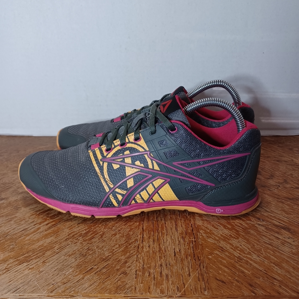 Reebok Womens Crossfit Nano Speed V46664 Gray Sneaker Athletic Shoes Size 8